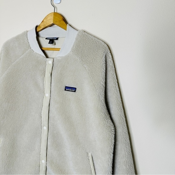 Patagonia Woolyester Pile Bomber Jacket Women's Size XL - Picture 4 of 11